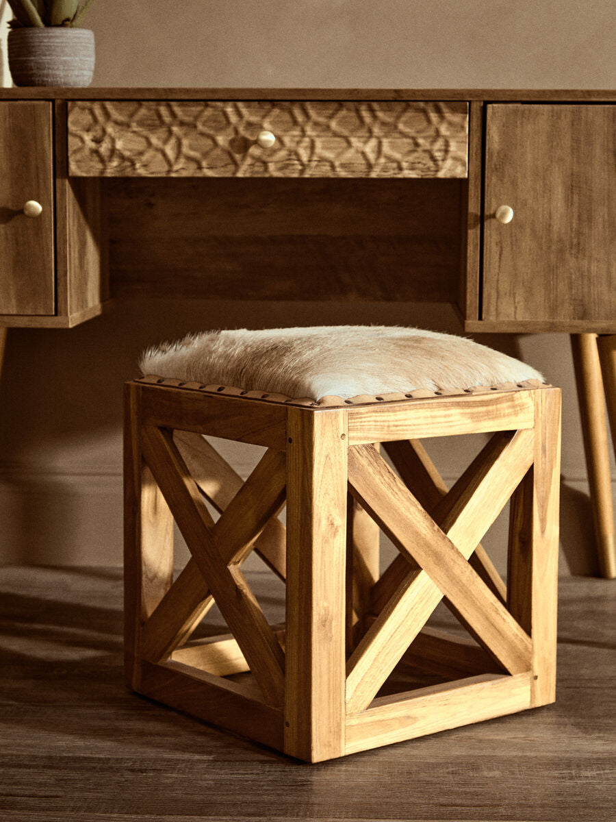 Wood Effect 2 Door and 1 Drawer Desk