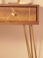 Wood Effect 3 Drawer Desk