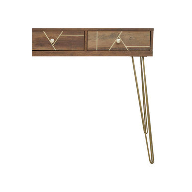 Wood Effect 3 Drawer Desk