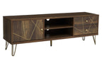 Wood Effect Media Unit