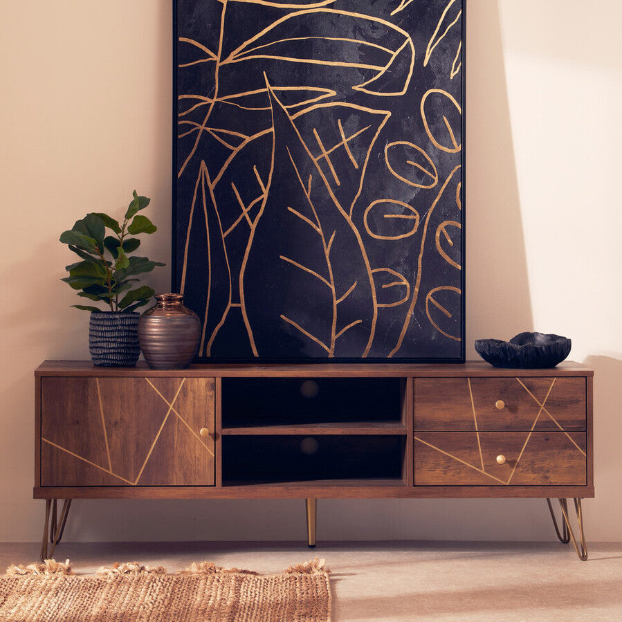 Wood Effect Media Unit