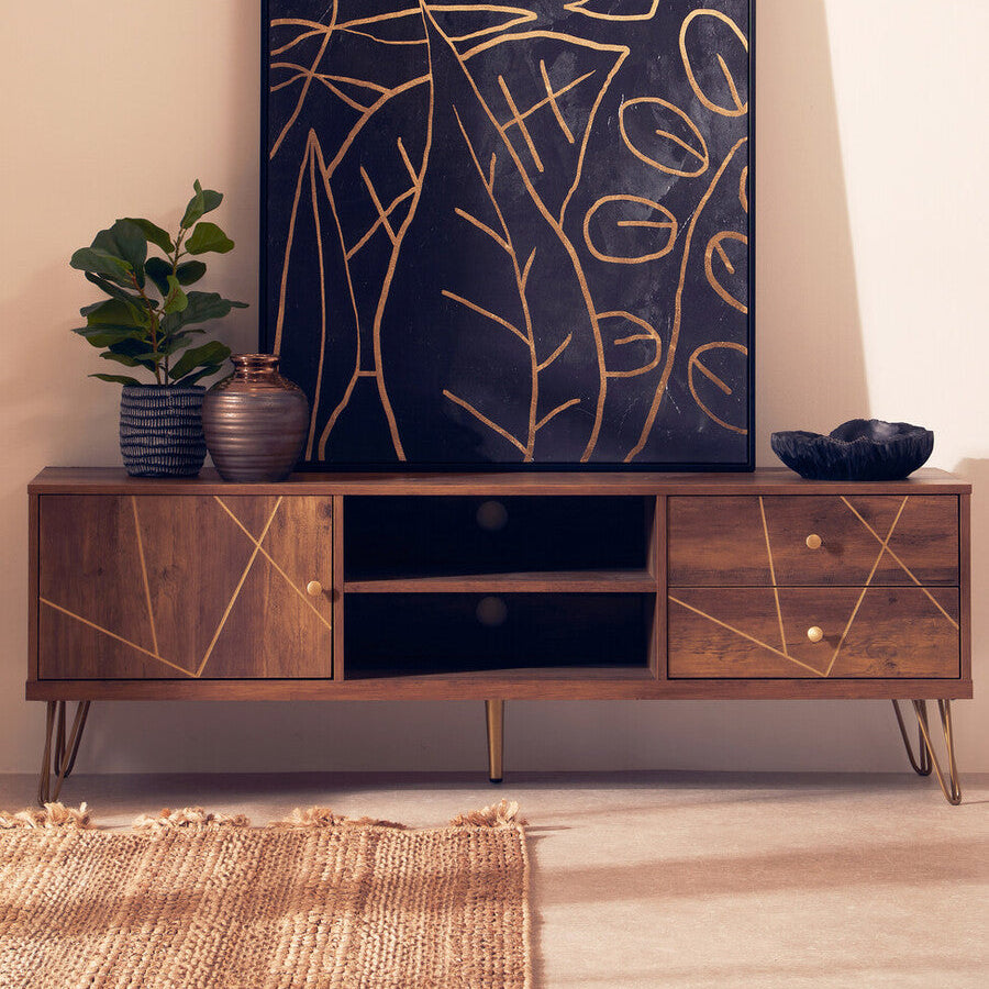 Wood Effect Media Unit