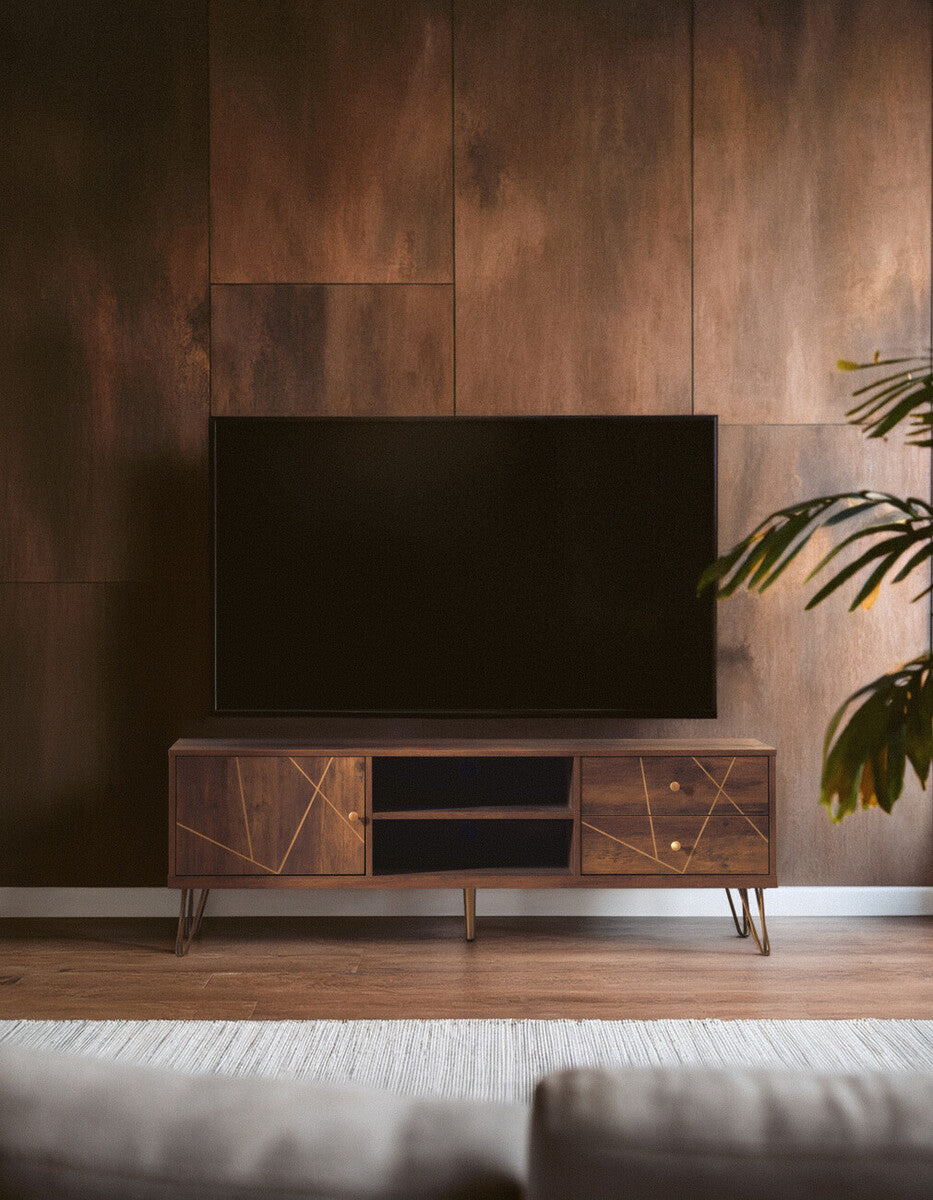 Wood Effect Media Unit