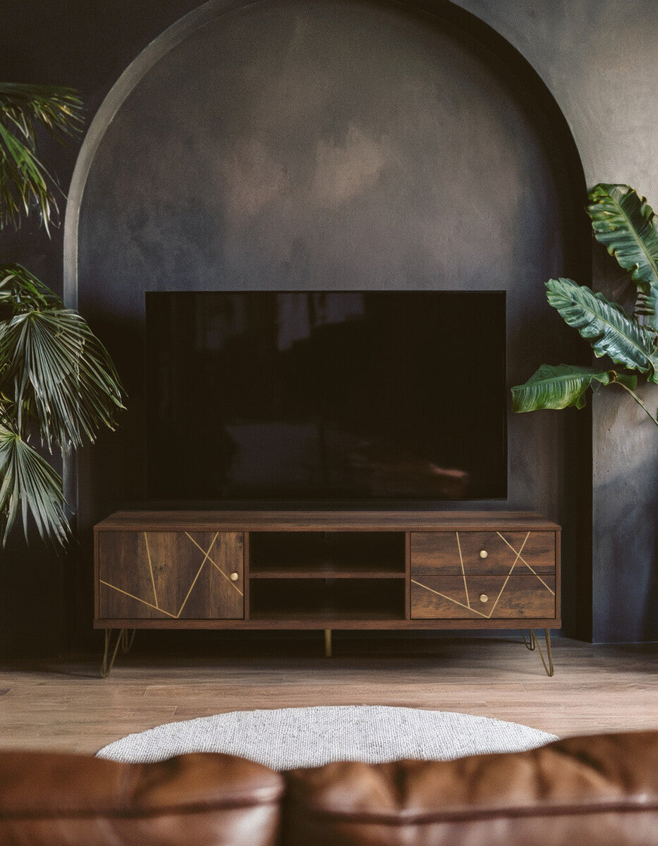 Wood Effect Media Unit