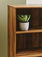 Wood Effect 3 Tier Shelf Unit with Drawer