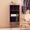 Wood Effect 3 Tier Shelf Unit with Drawer