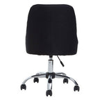 Black Fabric Home Office Chair