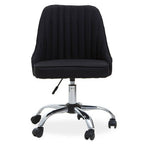 Black Fabric Home Office Chair