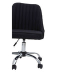 Black Fabric Home Office Chair