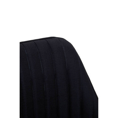 Black Fabric Home Office Chair