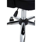Black Fabric Home Office Chair