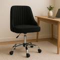 Black Fabric Home Office Chair