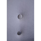 Grey Velvet Button Detail Chair