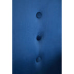 Midnight Blue Velvet Chair with Button Detail