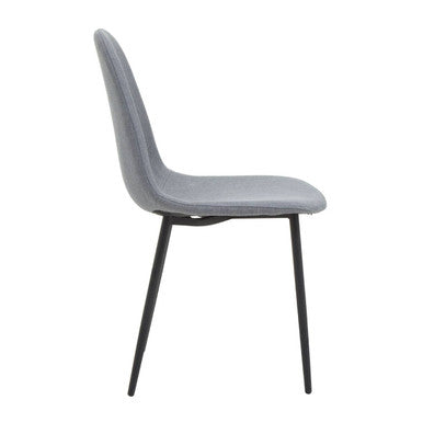 Grey Fabric Dining Chair