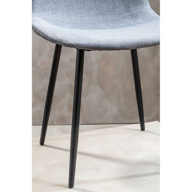 Grey Fabric Dining Chair