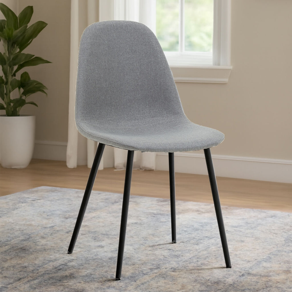 Mink Fabric Dining Chair