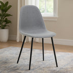 Mink Fabric Dining Chair