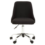 Black and Chrome Home Office Chair