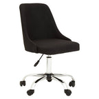 Black and Chrome Home Office Chair