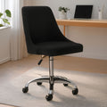 Black and Chrome Home Office Chair