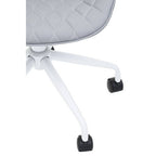 Grey and White Home Office Chair