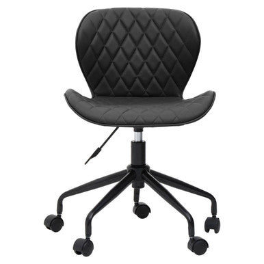 Black Armless Home Office Chair