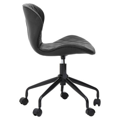 Black Armless Home Office Chair