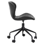 Black Armless Home Office Chair