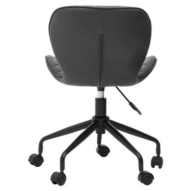 Black Armless Home Office Chair