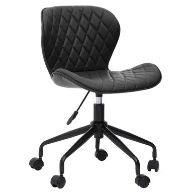 Black Armless Home Office Chair