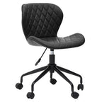 Black Armless Home Office Chair