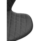 Black Armless Home Office Chair