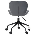 Grey and Black Home Office Chair