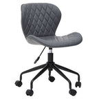 Grey and Black Home Office Chair