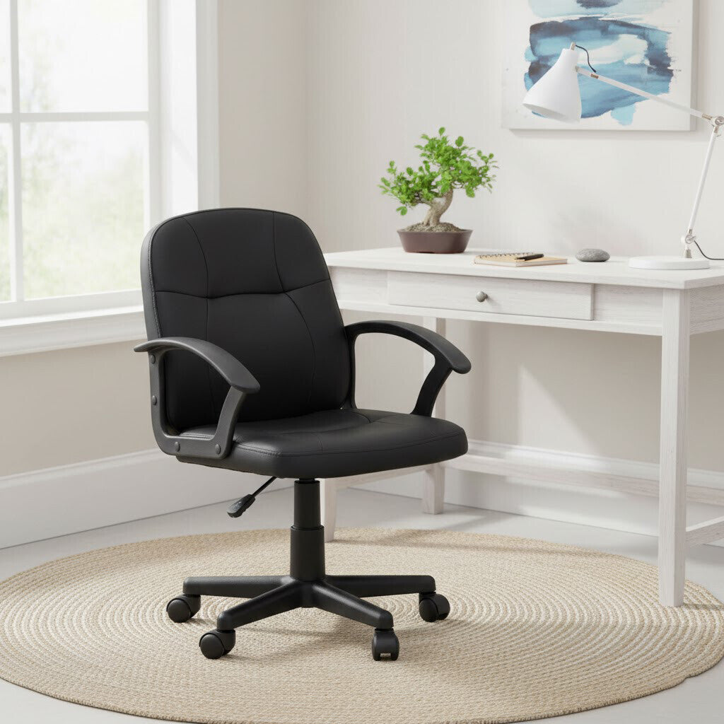 Black Small Home Office Chair
