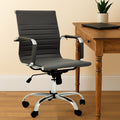 Black Low Back Home Office Chair