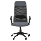 Black Mesh and Grey Fabric Home Office Chair
