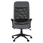 Black Mesh and Grey Fabric Home Office Chair