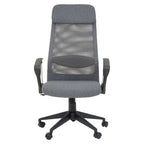 Grey Mesh and Fabric Home Office Chair
