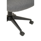 Grey Mesh and Fabric Home Office Chair