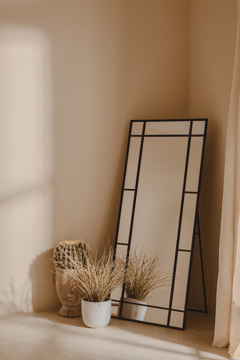 Floor Standing Mirror Black Frame