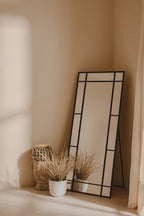 Floor Standing Mirror Black Frame