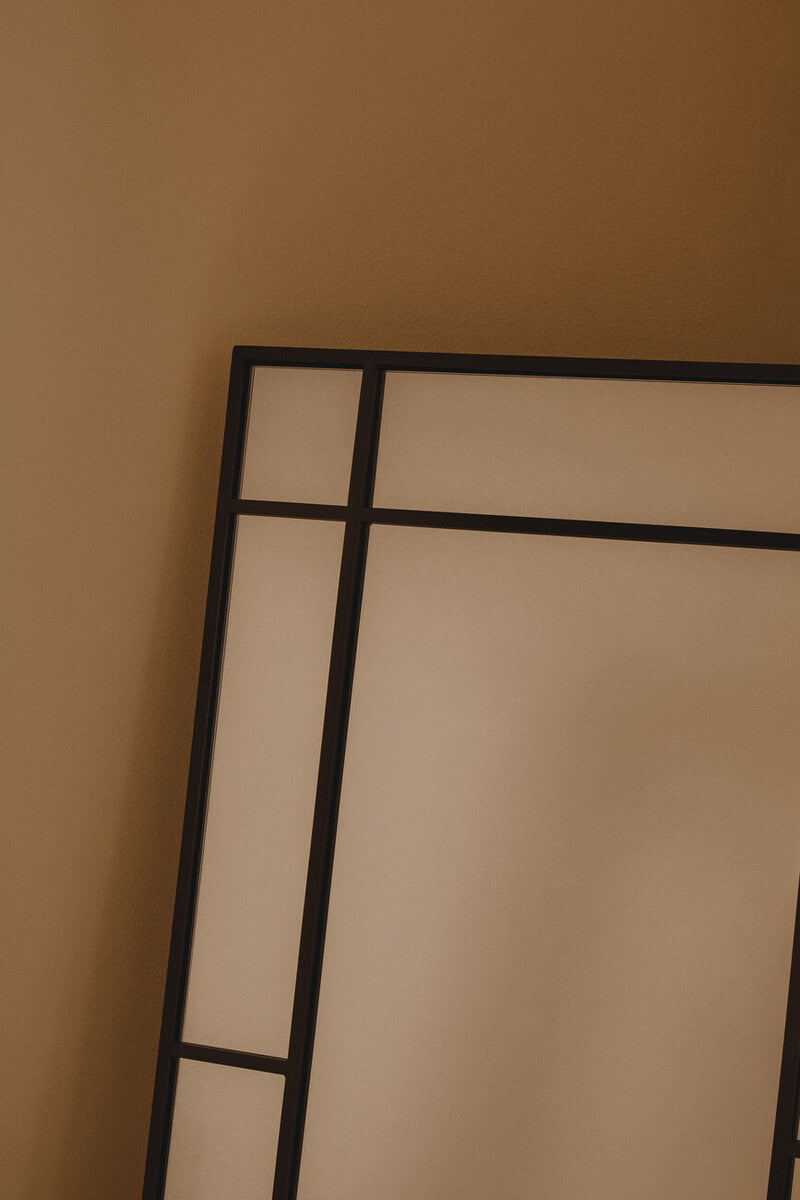 Floor Standing Mirror Black Frame
