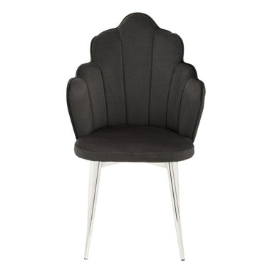 Black Velvet Chair