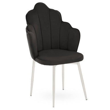 Black Velvet Chair