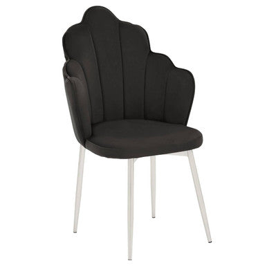 Black Velvet Chair