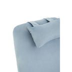 Blue Velvet Rocking Chair