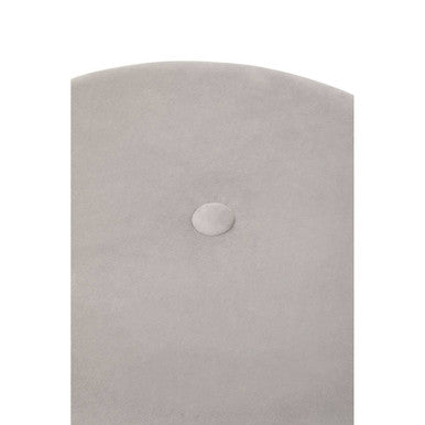 Mink Velvet Round Storage Stool