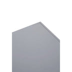 Grey Metal Square Side Table with Mesh Shelf